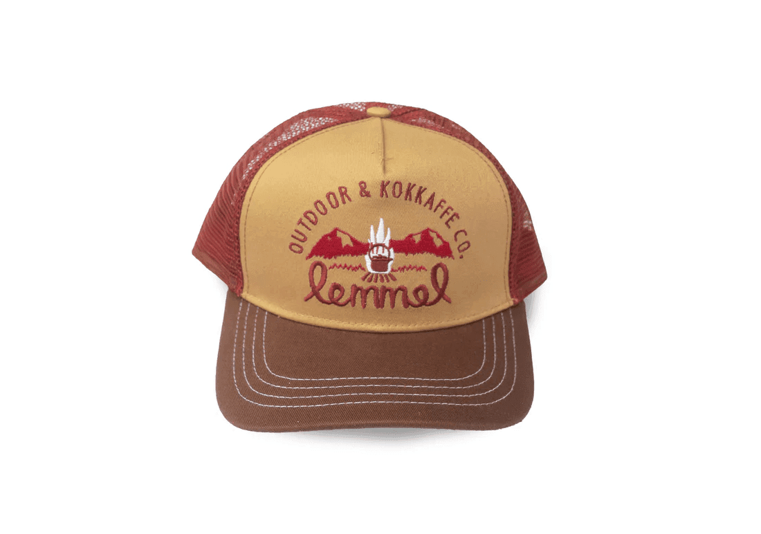 Lemmel Kaffe Keps - Keep on truckin Mama (Color: Brown/Burgundy)