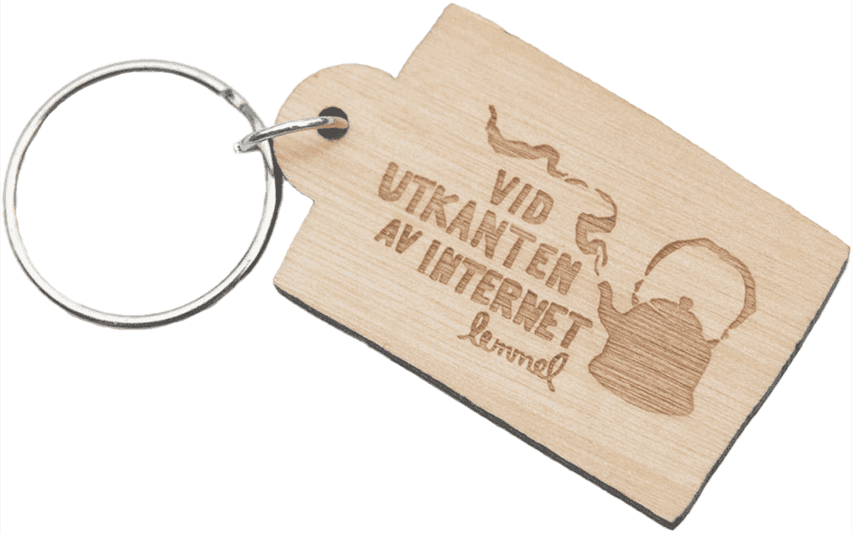 Lemmel Kaffe Keychain - Utkanten Birch