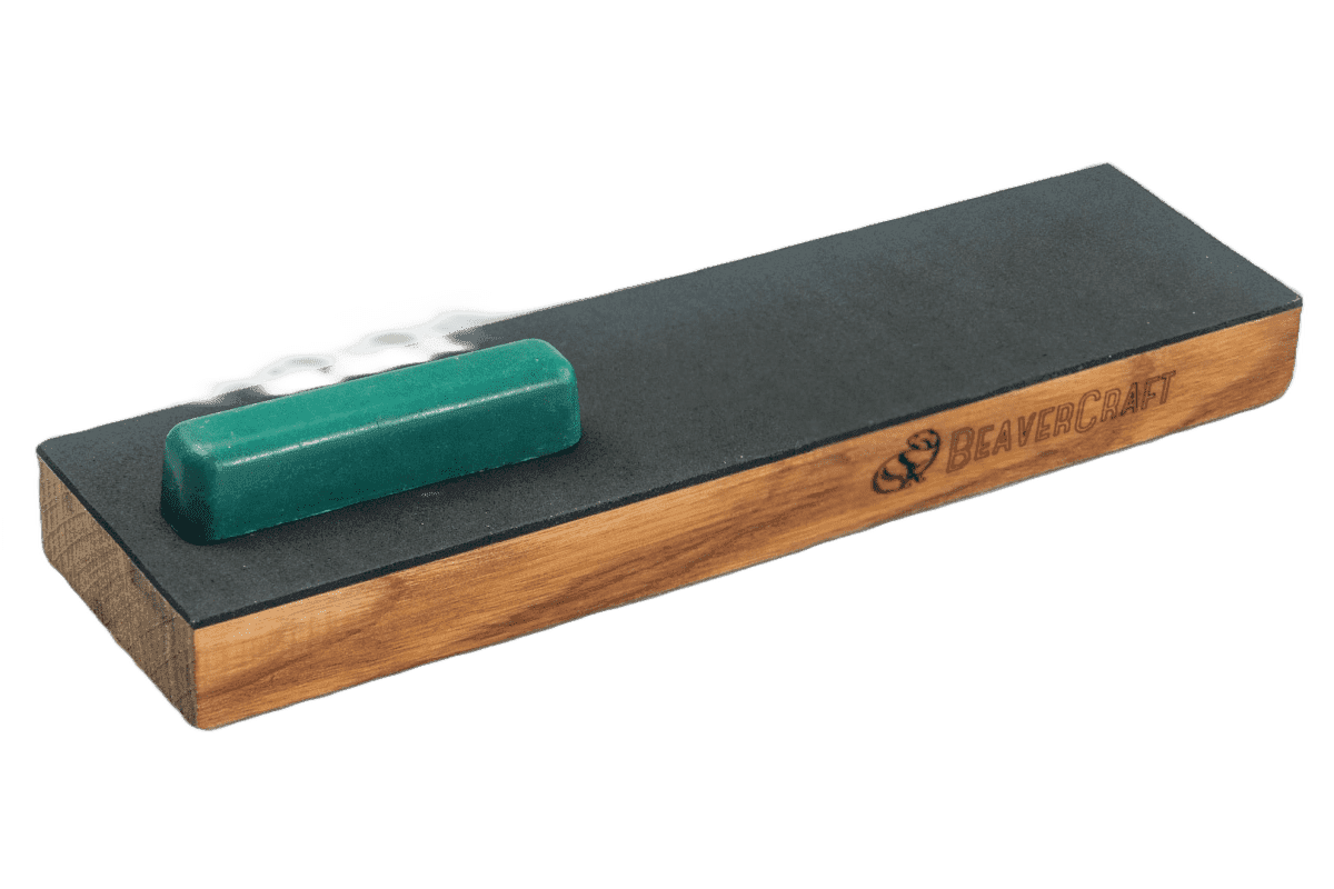 BeaverCraft LS4CP1 One-Side Leather Paddle Strop with Extra P01