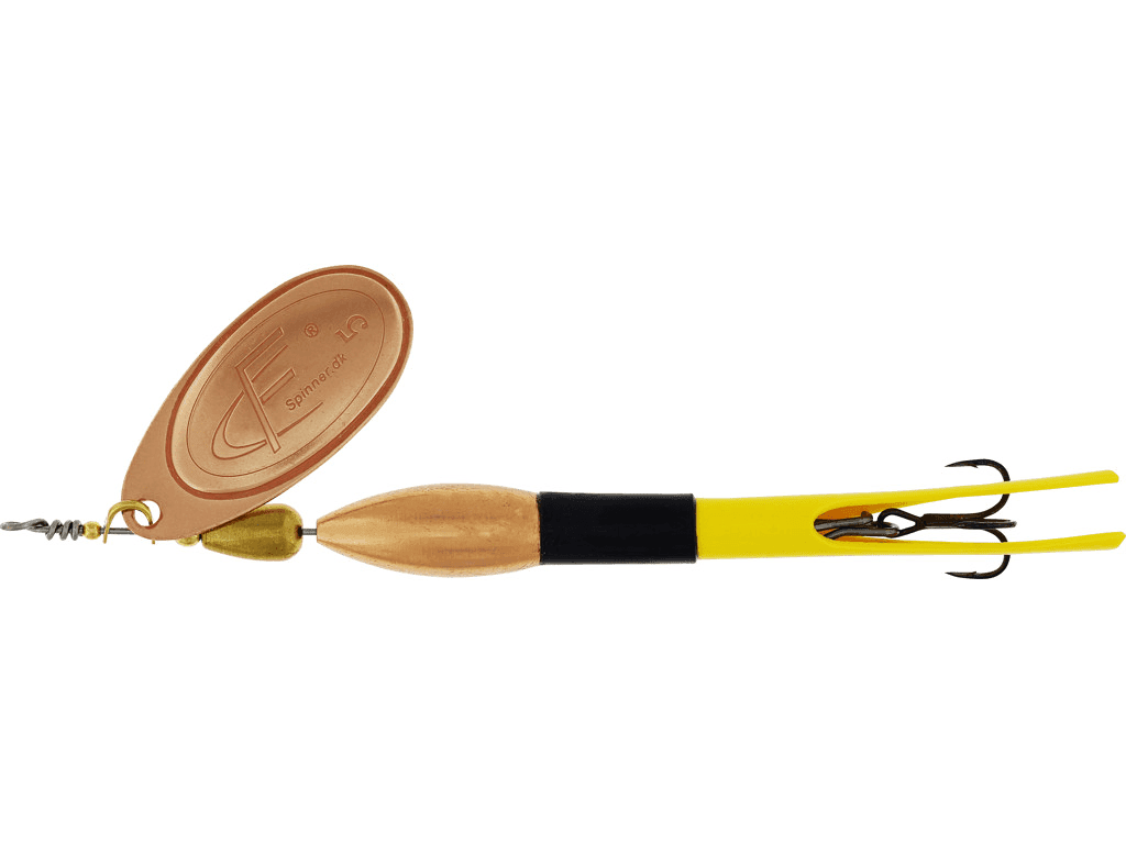 Westin Spinnare FC Bullet 30g (Color: Black/Flouro Orange/Copper Blade)