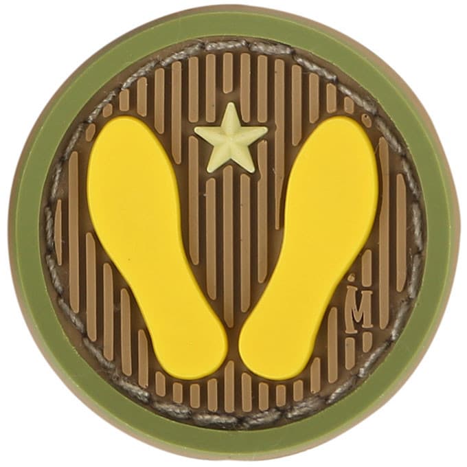 Maxpedition Patch - Yellow Footprints (Color: Full Color)