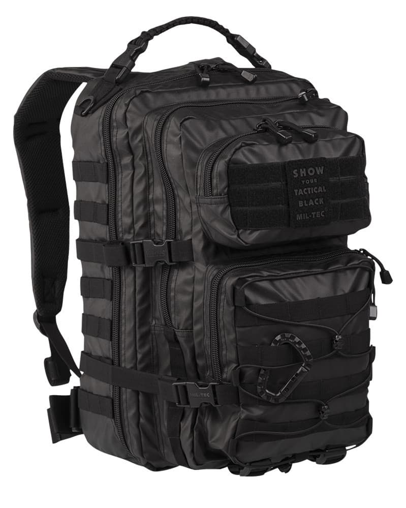 Mil-Tec US Assault Tactical Pack 36L (Color: Black)