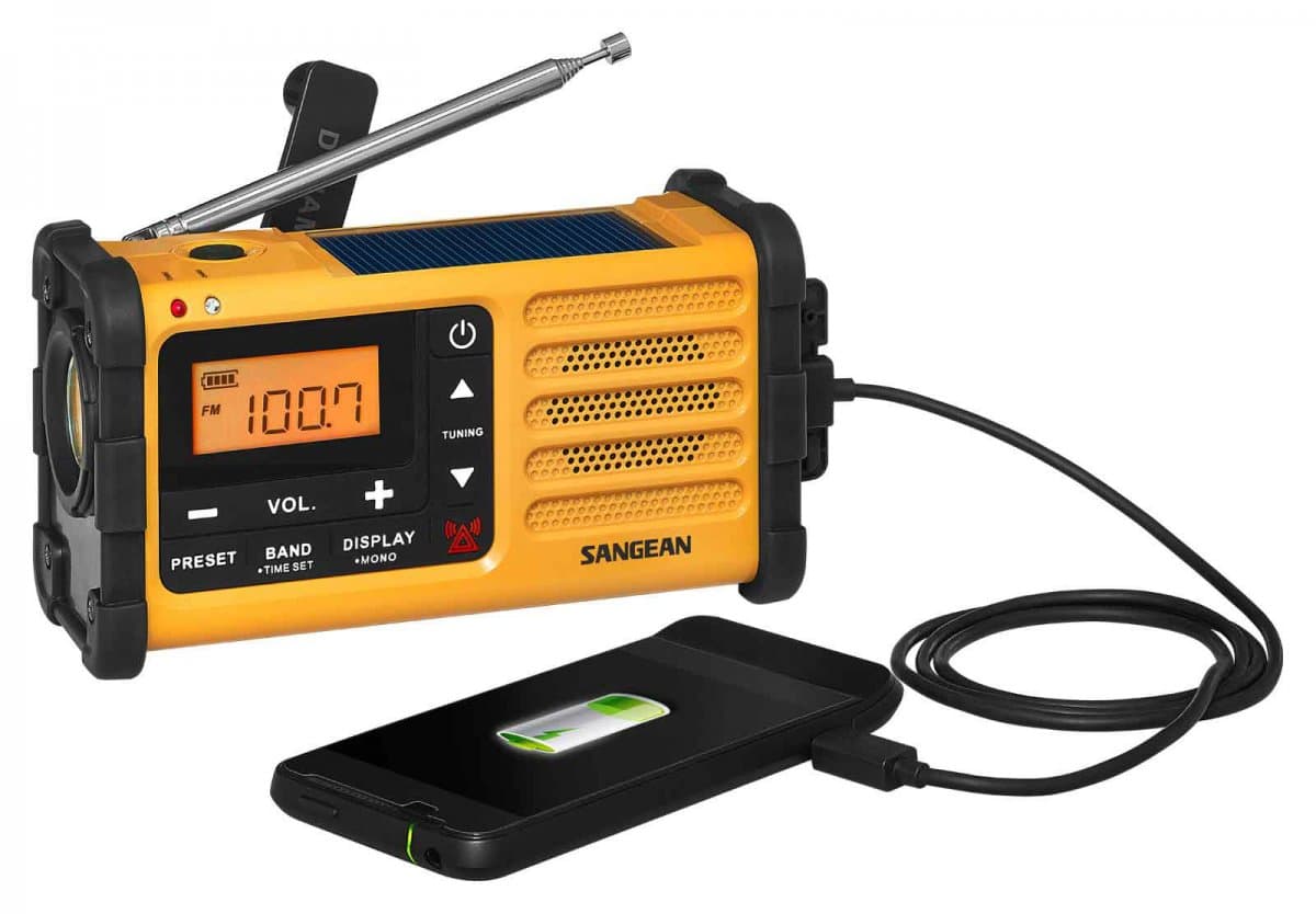 Sangean MMR-88 Dynamo Solcell Radio FM/AM
