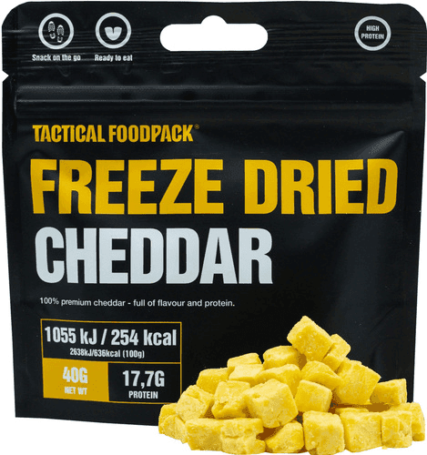 Tactical Foodpack Freeze Dried Cheddar Cheese 40g