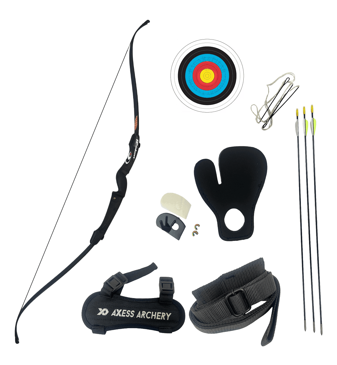 Rolan Bow Kit Medium RH 68"-30# - Black