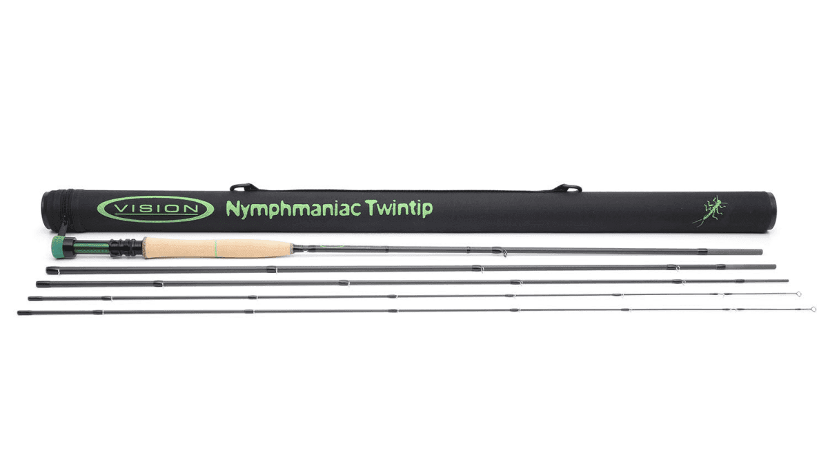 Vision Nymphmaniac twintip Singlehand Flyrod 4-pcs (Class & Length: #3 10,9´ EVA)