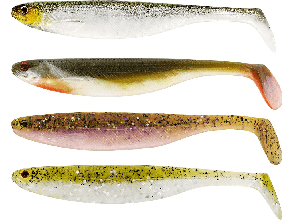 Westin Shadteez Slim 7.5 cm / 3 g 4pcs (Color: Fire Perch)