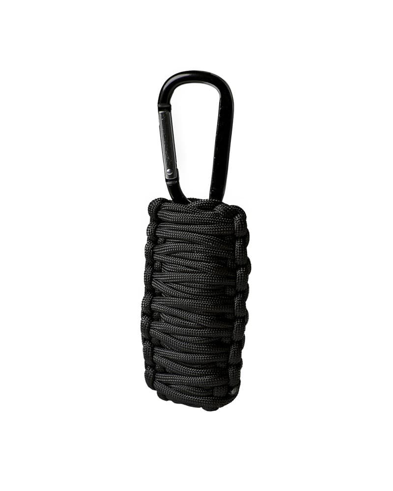 Mil-Tec Paracord Survival Kit Mini (Color: Black)
