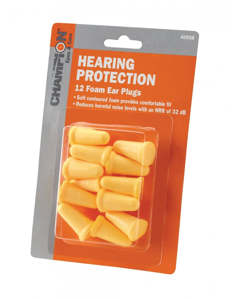 Champion Earplugs - 6 pairs