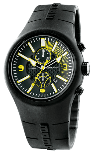 MomoDesign Mirage Chrono Svart/Gul 46,5mm