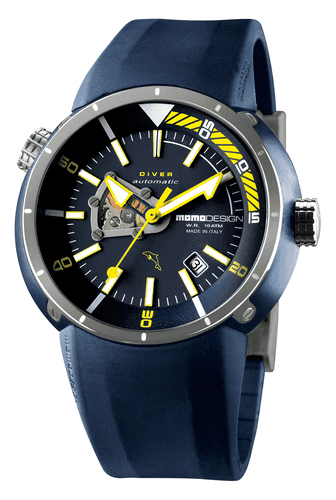 MomoDesign Diver Pro Automatic Blå/Gul 47mm