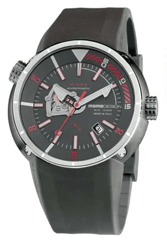 MomoDesign Diver Pro Automatic Rutenium/Röd 47mm