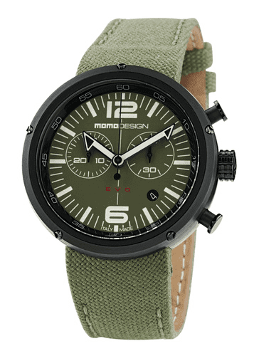 MomoDesign Evo Chrono PVD Olivgrön 43mm