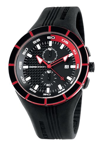 MomoDesign Highway Svart/Röd 46mm
