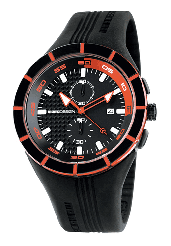 MomoDesign Highway Svart/Orange 46mm