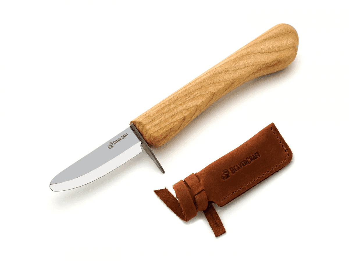 BeaverCraft C1 Kid Whittling Knife for Kids and Beginners