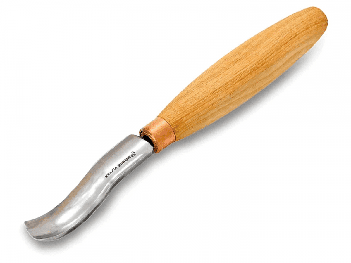 BeaverCraft K8A/14 Compact Bent Wood Carving Gouge