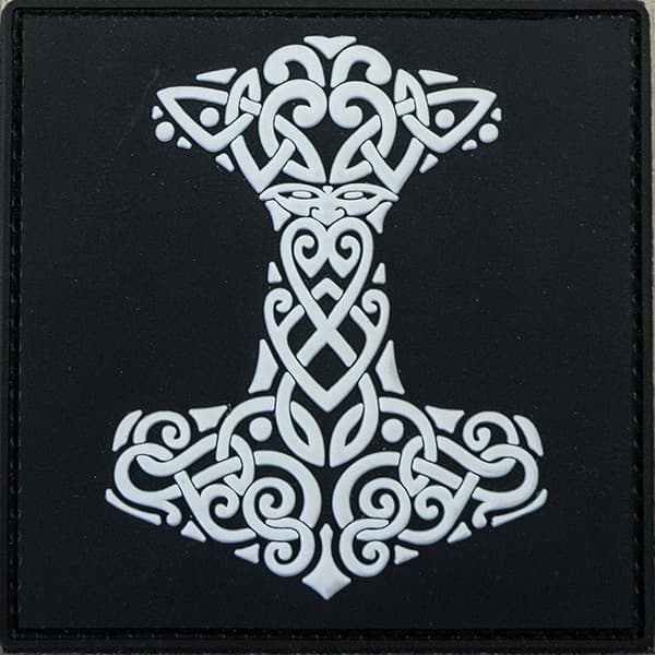 Mjolnir Hammer of Thor PVC Patch - Large