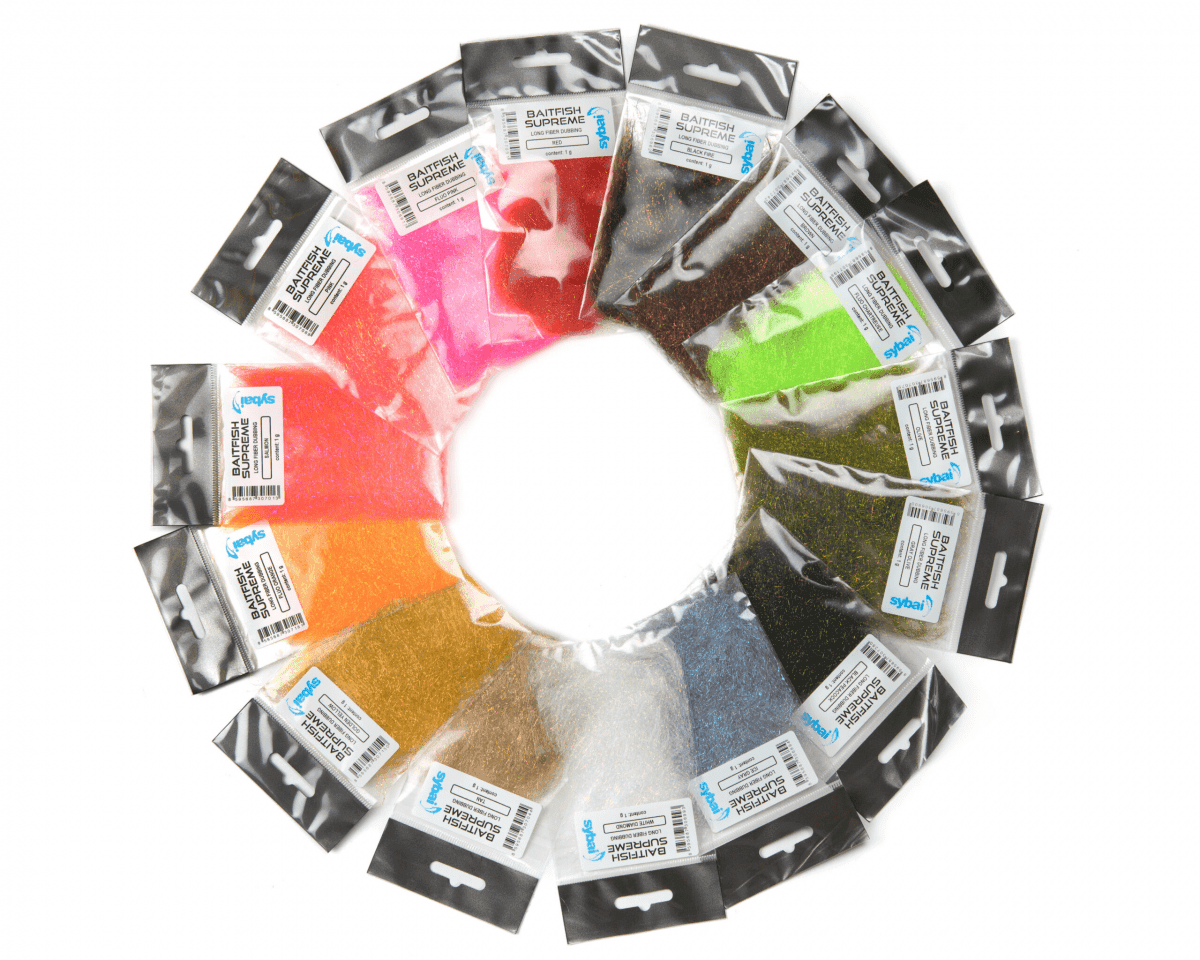 Sybai Baitfish Supreme Dubbing (Color: Fluo Chartreuse)