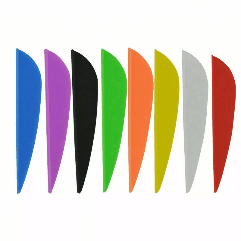 Plastic Fins 4" 9 pack (Color: White)