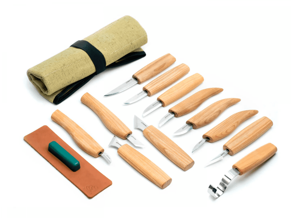 BeaverCraft S10 Wood Carving Set of 12 Knives
