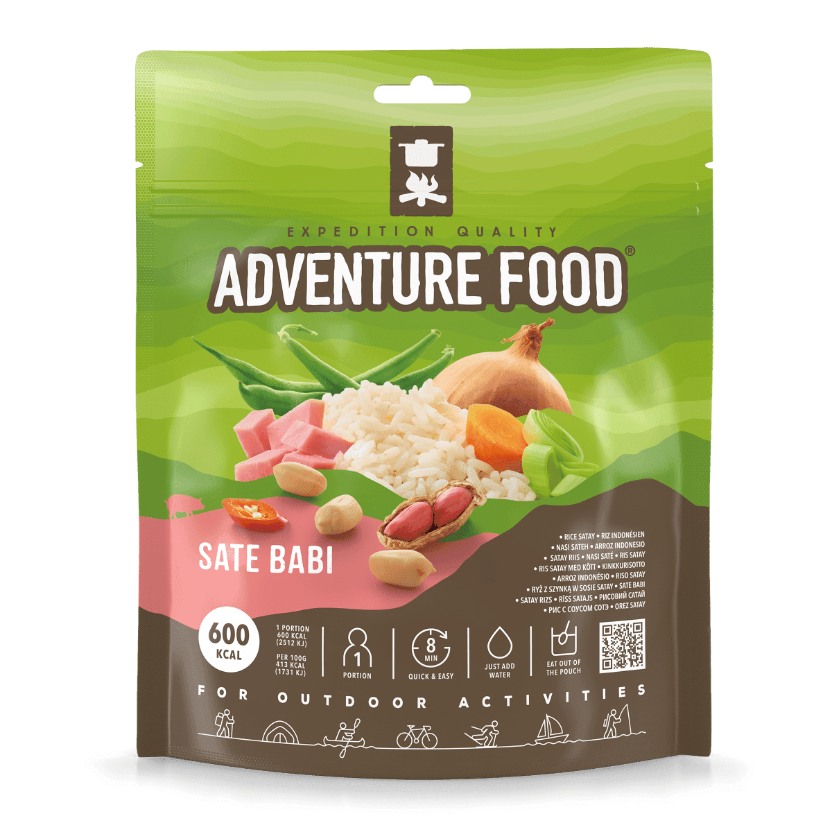 Adventure Food Ready To Eat - Sate Babi 144g