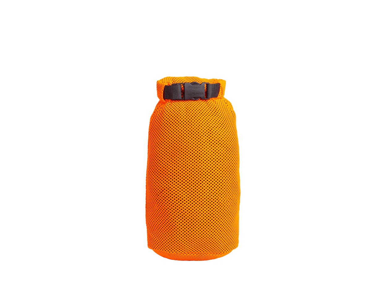 Savotta Rolltop Stuffsack - Mesh (Size: 10L, Color: Orange)