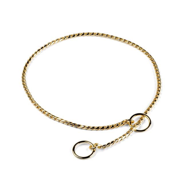 Dog Necklace Snakechain Gold (Length: 35cm / 3.5mm)