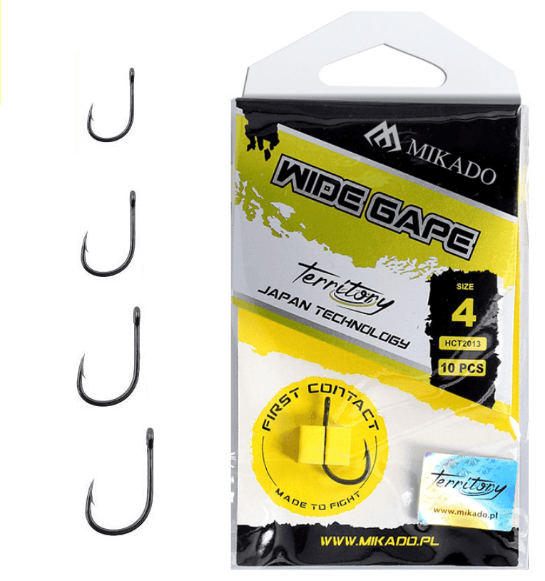 Mikado Territory Wide Gape Teflon Coated (Size: 8)