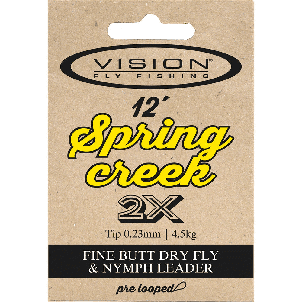 Vision Spring Creek Leader 12' (Tippet Size: 5X 0,15)
