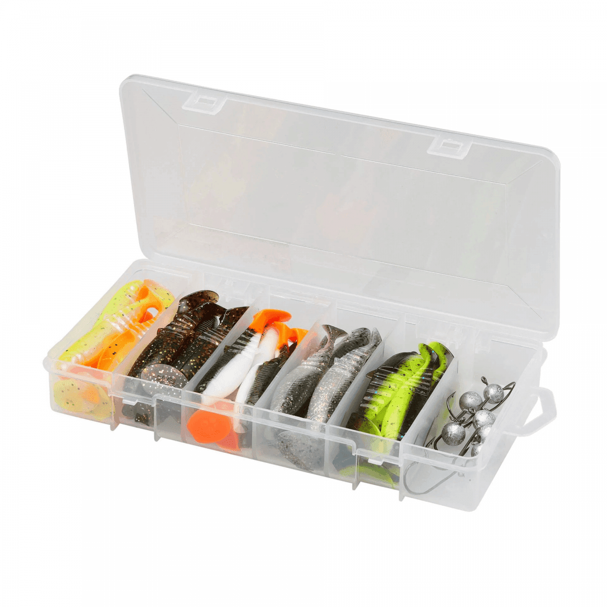 Savage Gear Cannibal Shad Jig Kit 36pcs (Size: 5,5-6,8cm)