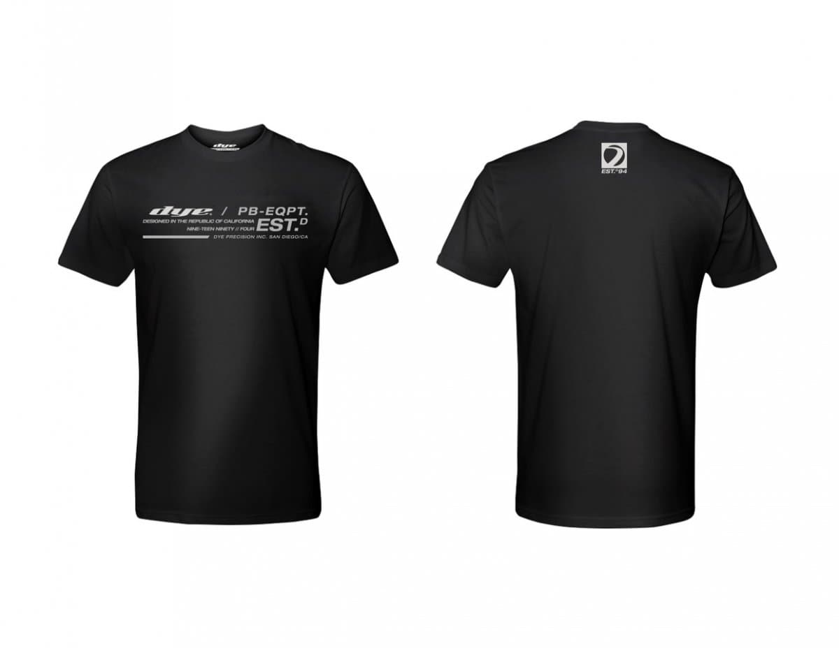 Dye T-Shirt Est. - Black/Grey (Size: Small)