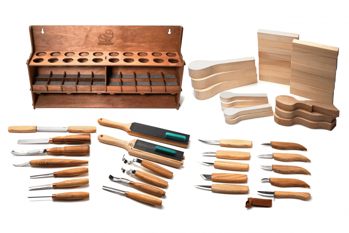 BeaverCraft S68 Multifunctional Extended 28 PCS Wood Carving Set