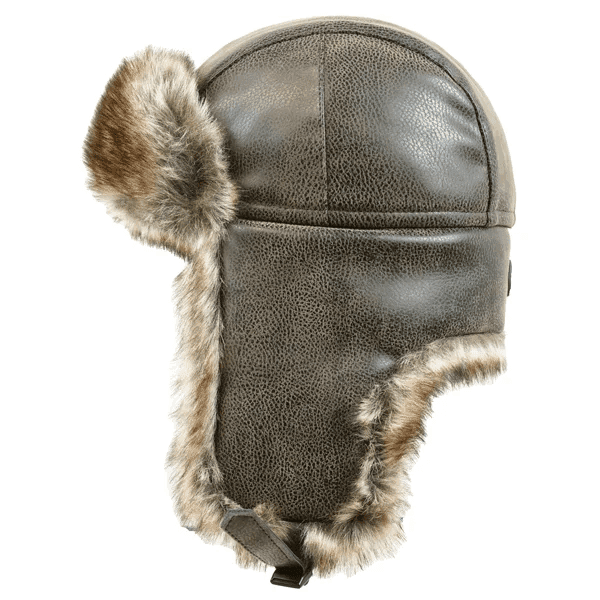 Avignon Flaps Hat Child Brown  (Size: 51)