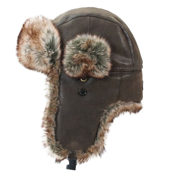 Avignon Flaps Hat Brown (Size: 58)