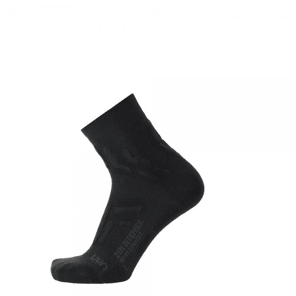 UYN 2In Defender Low Cut Socks (Color: Black, Size: 42/44)
