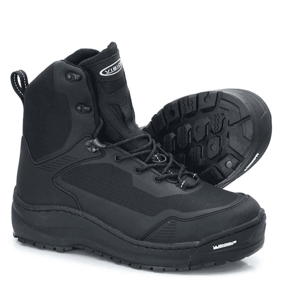 Vision Musta SBM Wading Boots Rubber Sole (Size: EU41/US8)