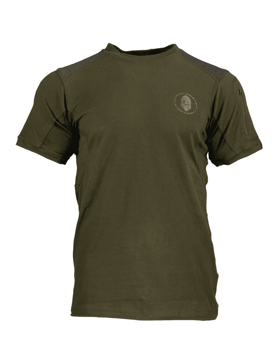 Ragnar Raids Vanir T-shirt (Color: Olive, Size: 2XL)