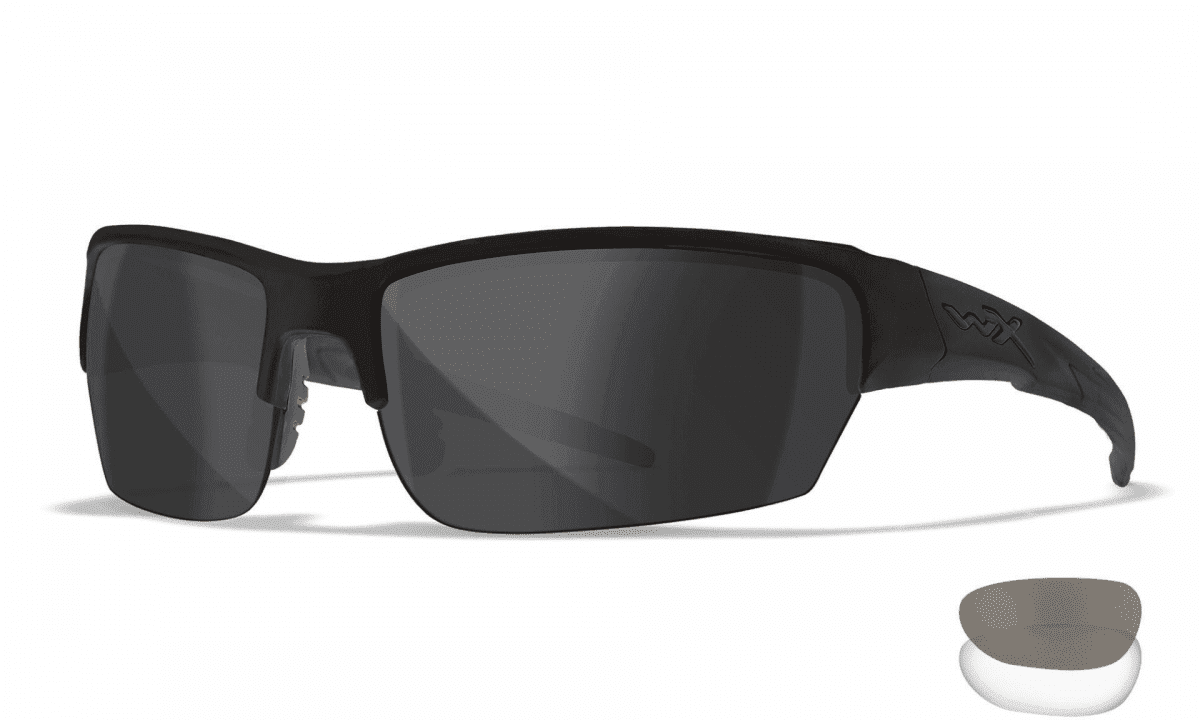 WileyX SAINT Grey/Clear Lenses Matte Black Frame