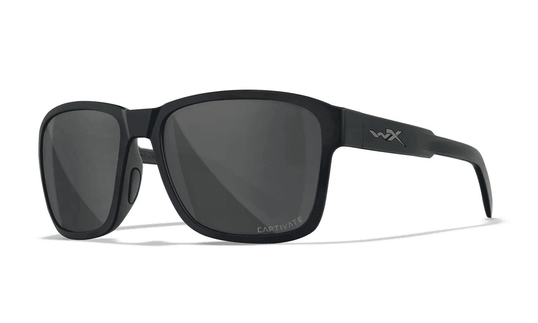 WileyX TREK CAPTIVATE Polarized Grey/Matte Black Frame
