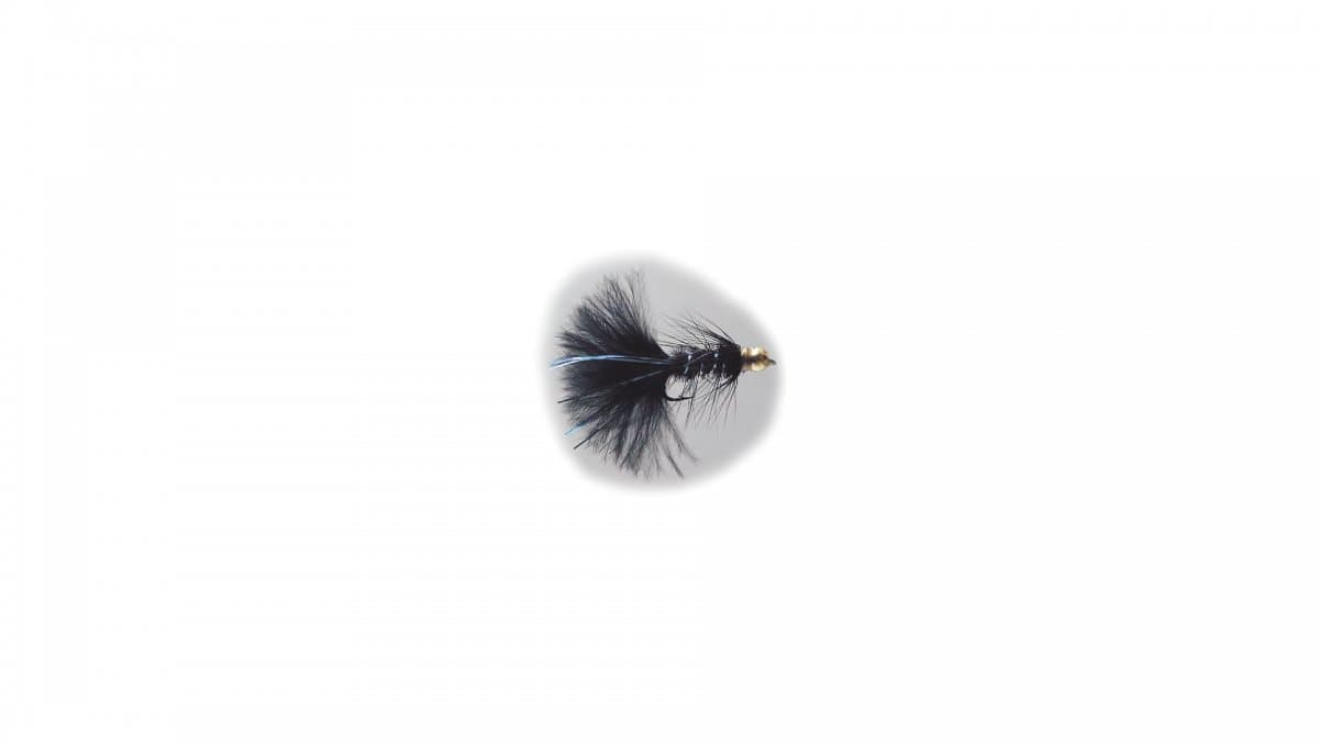 Wiggler Hurricane Streamer Wollybugger Goldhead Black #10