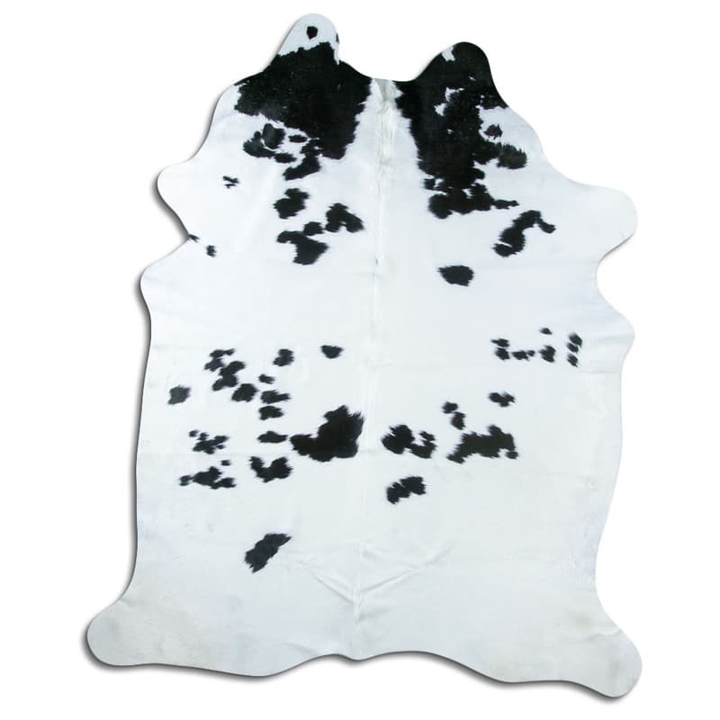 Kuskinn - Svart/hvit 1407 (Størrelse: 210 x 180 cm)