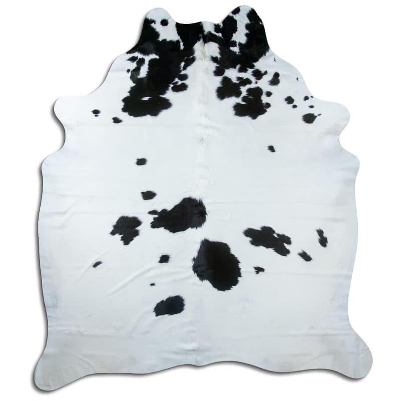 Kuskinn - Svart/hvit 1412 (Størrelse: 240 x 210 cm)