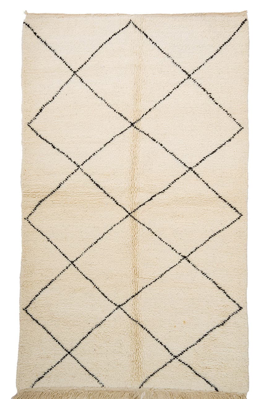 Kelim-teppe Marokkansk Beni Ourain 155 x 275 cm (Størrelse: 155 x 275 cm)