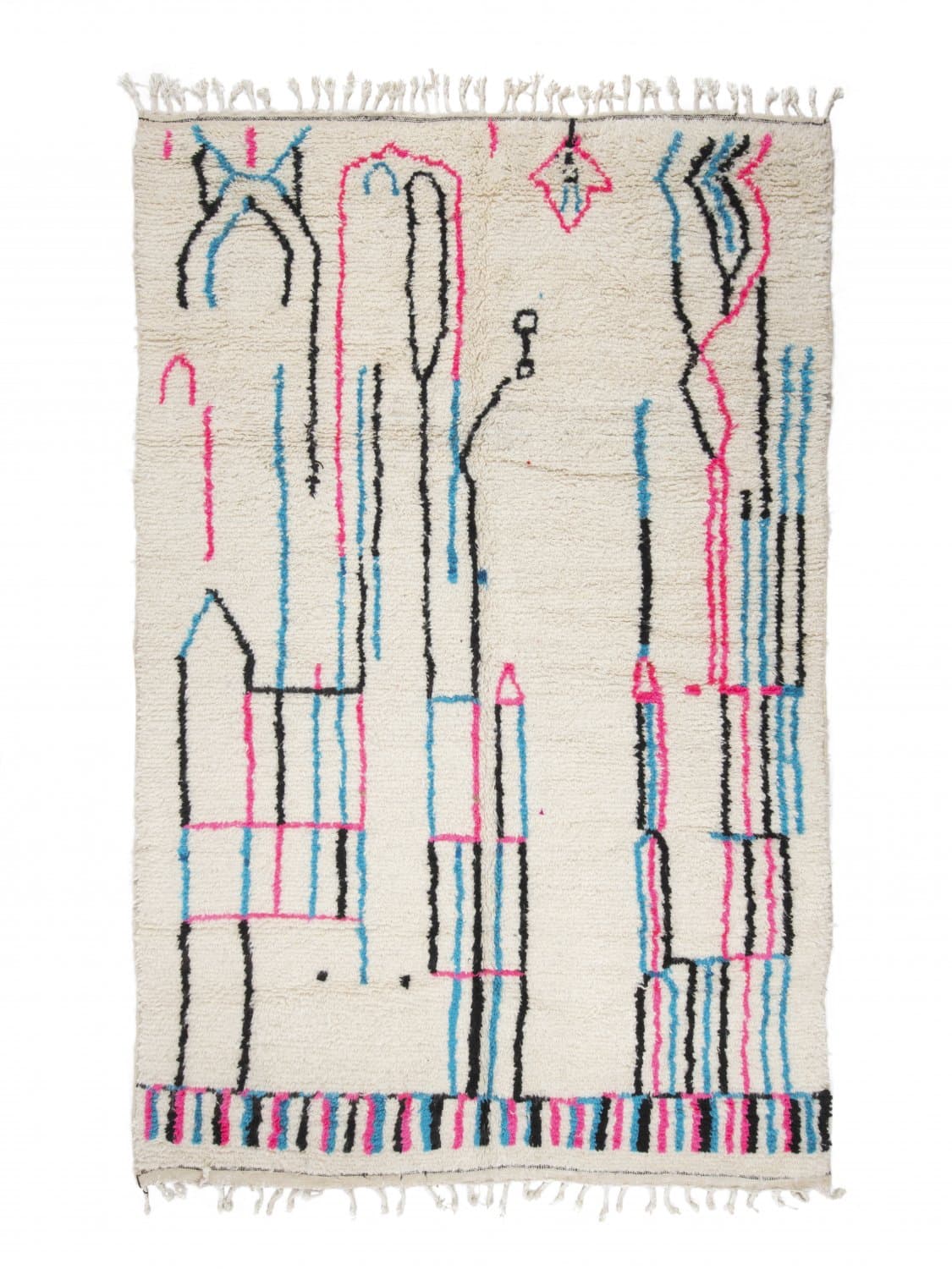 Kelim-teppe Marokkansk Azilal 310 x 200 cm (Størrelse: 310 x 200 cm)