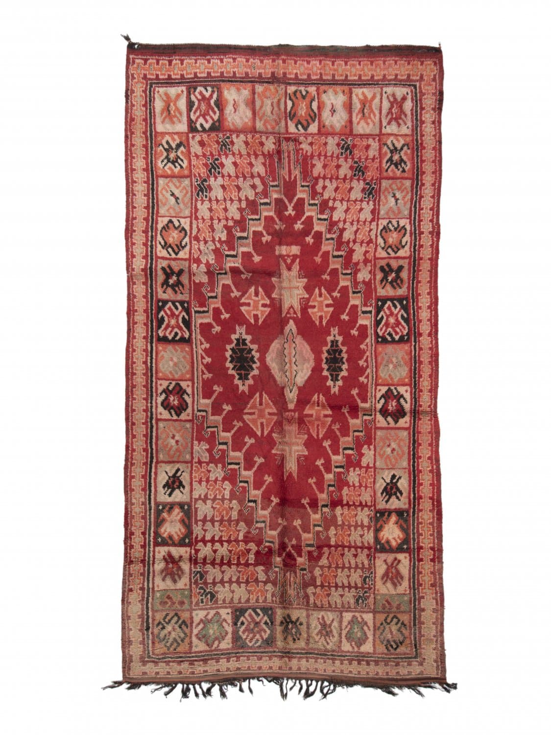 Kelim-teppe Marokkansk Azilal Special Edition 380 x 180 cm (Størrelse: 380 x 180 cm)