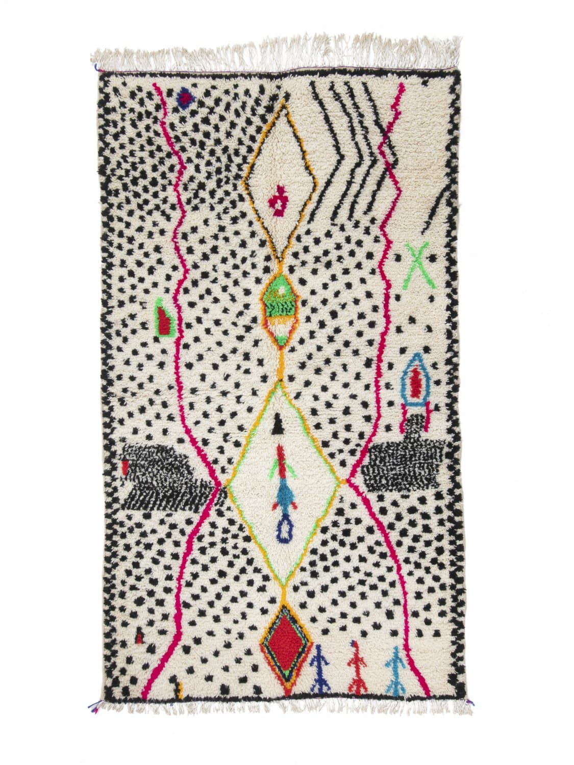 Kelim-teppe Marokkansk Azilal 250 x 140 cm (Størrelse: 250 x 140 cm)
