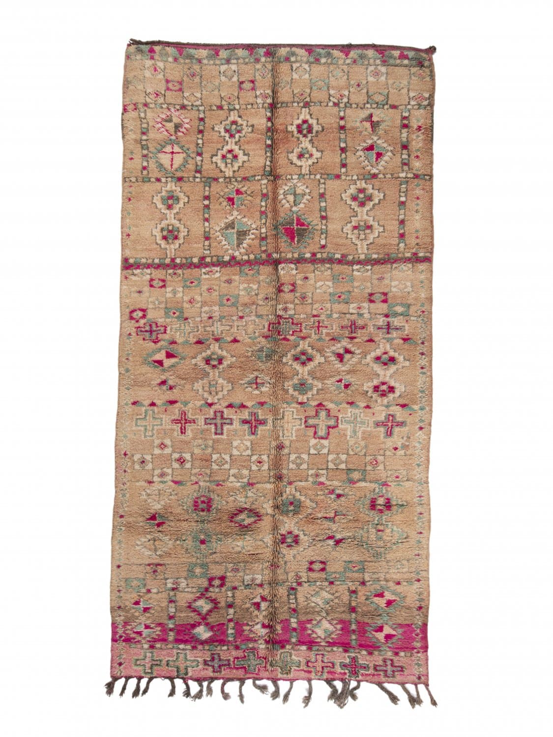 Kelim-teppe Marokkansk Azilal Special Edition 370 x 180 cm (Størrelse: 370 x 180 cm)