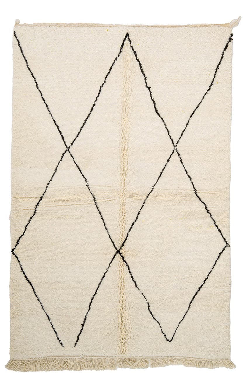 Kelim-teppe Marokkansk Beni Ourain 150 x 230 cm (Størrelse: 150 x 230 cm)