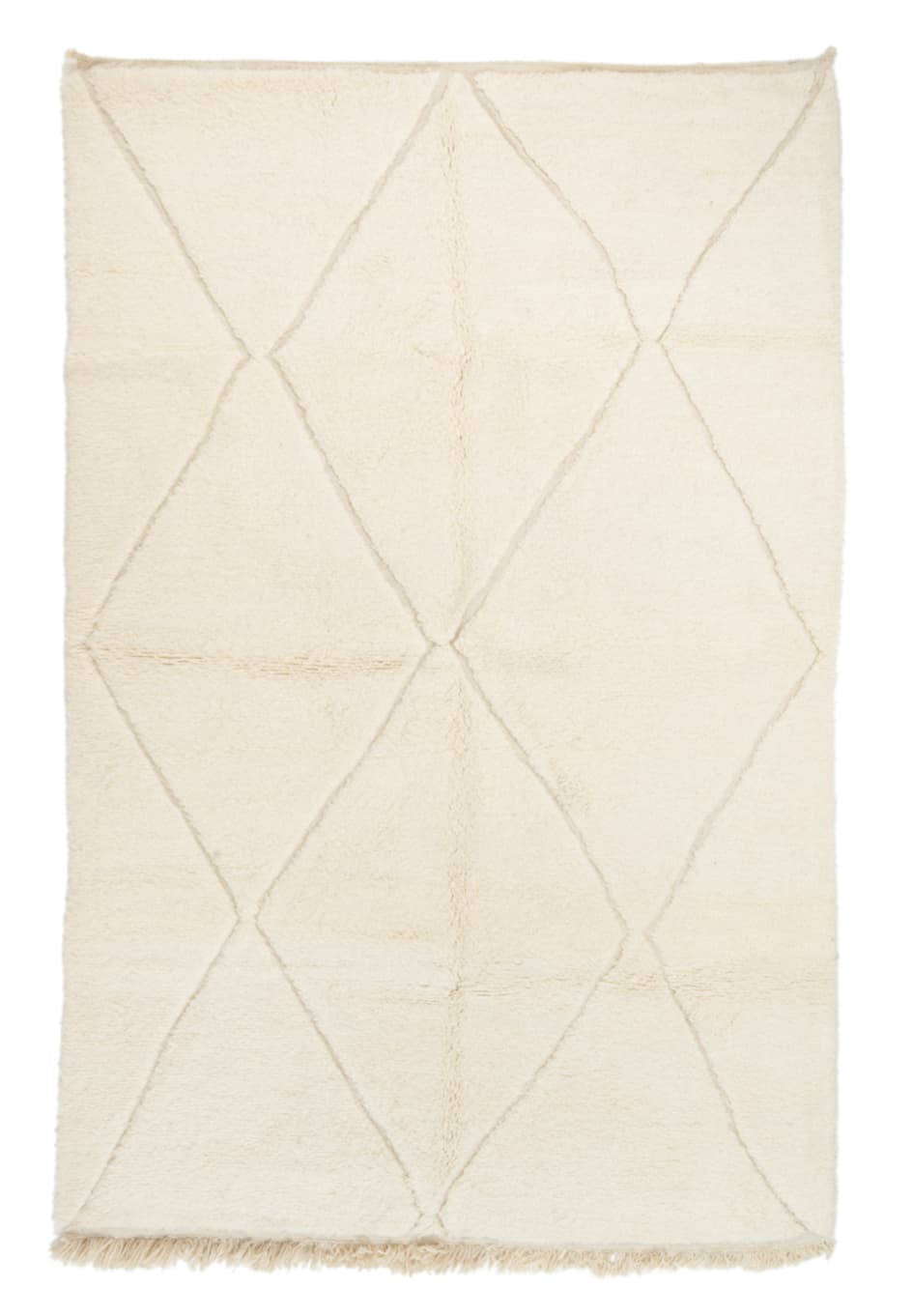 Kelim-teppe Marokkansk Beni Ourain 195 x 300 cm (Størrelse: 195 x 300 cm)